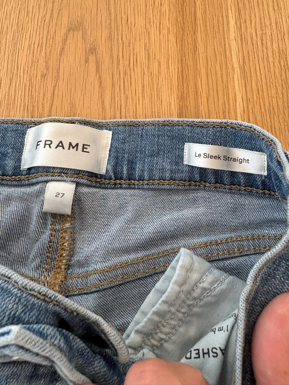 Frame Le Sleek Straight Jeans - Picture 5 of 7